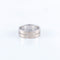 Bague 57 Bague Dinh Van Seventies moyen modèle en Or blanc 58 Facettes