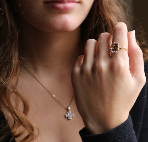 Bague DIOR bague « OUI » morganite sur or rose 58 Facettes 422