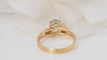Bague 54 Bague en Or Jaune & Aigue Marine 58 Facettes 31667