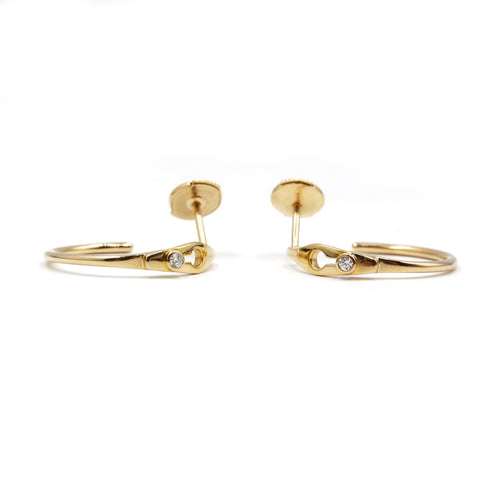 Boucles d'oreilles Boucles d'oreilles "Serrure" DINH VAN 58 Facettes 220367R
