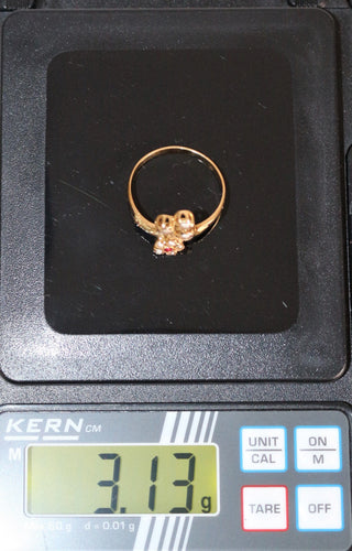 Bague 58 Bague Toi et Moi Napoléon III 58 Facettes 497
