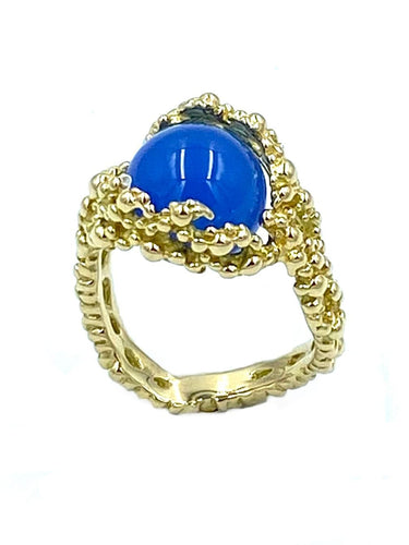 Bague GILBERT ALBERT. Bague or jaune et billes interchangeables 58 Facettes