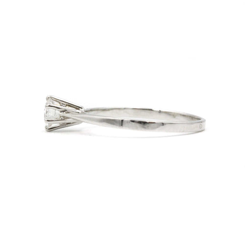 Bague 55 Solitaire Or & Diamant 0.35ct 58 Facettes 220335R