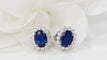 Boucles d'oreilles Boucles d'oreilles Saphirs Ceylan et Diamants 58 Facettes 32243
