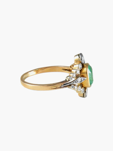 Bague 60 Bague Émeraude Diamants 58 Facettes 1462