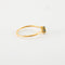 Bague 54 Bague or jaune & aigue marine 58 Facettes