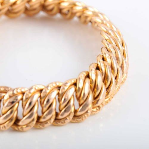Bracelet Bracelet gourmette maille américaine 58 Facettes 8388