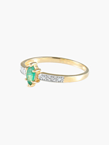 Bague 52 Bague Emeraude Diamants 58 Facettes