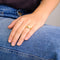 Bague 56 Bague jonc anglais or jaune diamant 58 Facettes