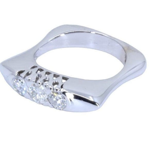 Bague Bague jarretière moderne diamants 58 Facettes 062261
