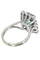 Bague 48 BAGUE ANCIENNE QUARTZ VERT ET DIAMANTS 58 Facettes 057151