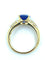 Bague Bague or jaune saphir et diamants 58 Facettes