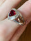 Bague 54 Bague Coeur rubis et diamants 58 Facettes