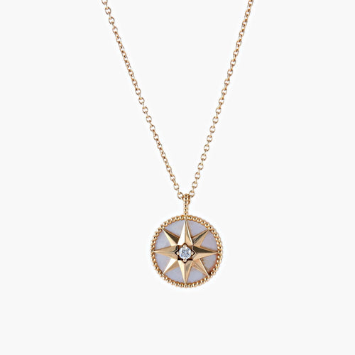 Collier Collier DIOR Rose des vents Moyen modèle 58 Facettes