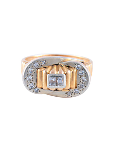 Bague Bague Tourbillon 2 ors Diamants 58 Facettes