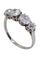 Bague 57 BAGUE JARRETIÈRE DIAMANTS ANCIENNE 58 Facettes 079671