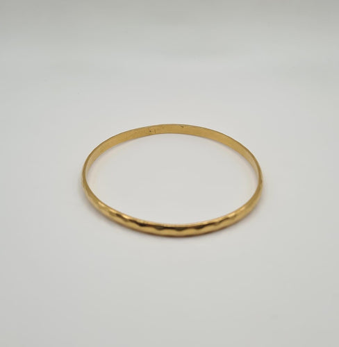 Bracelet Jonc or jaune 18 carats 58 Facettes