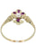Bague BAGUE FLEUR DE LYS RUBIS ET PERLE 58 Facettes 040421