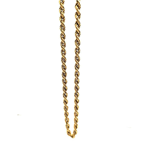 Collier Collier or jaune vintage 58 Facettes