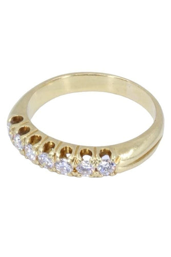 Bague 54 BAGUE JARRETIÈRE DIAMANTS 58 Facettes 075851