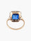 Bague Bague Art Déco 2 Ors Saphir Diamants 58 Facettes