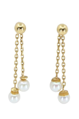 Boucles d'oreilles BOUCLES D'OREILLES PENDANTES PERLES 58 Facettes 048821