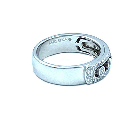 Bague Messika. Bague Move Noa Pavée or blanc et diamants 58 Facettes