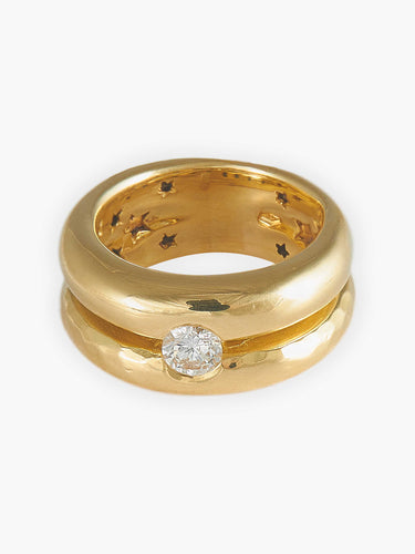 Bague 49 Bague Diamant signée Henri Stern 58 Facettes