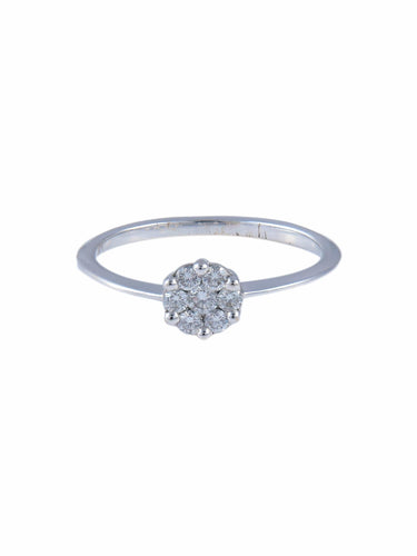 Bague Bague Or Blanc sertie de diamants 58 Facettes