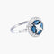 Bague 55 Bague style Art Déco Saphirs Diamants 58 Facettes