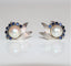 Boucles d'oreilles Boucles d'Oreilles Perle Et Saphirs 58 Facettes 512