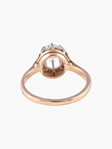 Bague 53 Bague solitaire vintage diamant 58 Facettes
