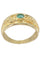 Bague 54 BAGUE JONC ÉMERAUDE 58 Facettes 065491