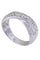 Bague 57 BAGUE ENTRELACÉE OR BLANC DIAMANTS 58 Facettes 078321