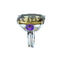 Bague Antonini. Bague or blanc quartz, améthystes et diamants 58 Facettes