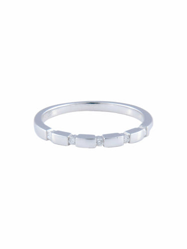 Bague 54 Bague Lucky One Or blanc Diamants 58 Facettes