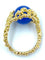 Bague GILBERT ALBERT. Bague or jaune et billes interchangeables 58 Facettes