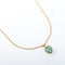 Collier Collier coeur émeraudes or jaune 58 Facettes 2788