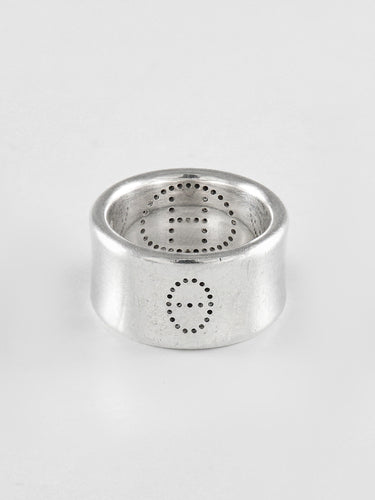 Bague Bague Hermès - Modèle Eclipse Ruban en Argent 58 Facettes