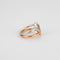 Bague 53 Bague Double Trèfle Diamants 58 Facettes 3131200