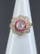 Bague Bague diamants et rubis 58 Facettes