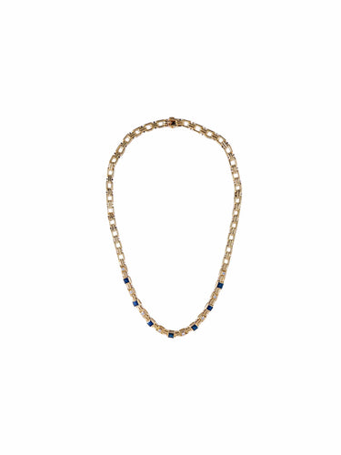 Collier Collier 7 Saphirs 58 Facettes