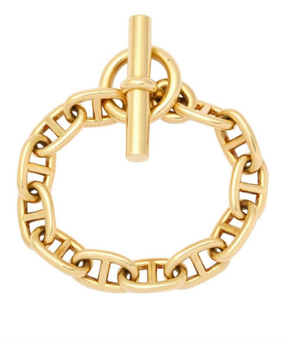 Bracelet Hermès - bracelet en or jaune 58 Facettes