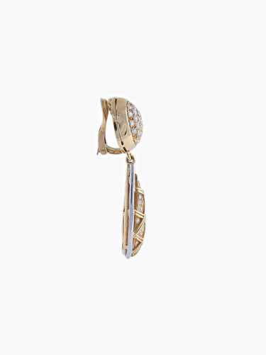Clip Pendants d'oreilles Clip Diamants 58 Facettes