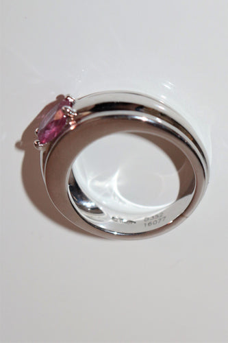 Bague saphir rose Bague Boucheron Axelle Saphir Rose 58 Facettes 390