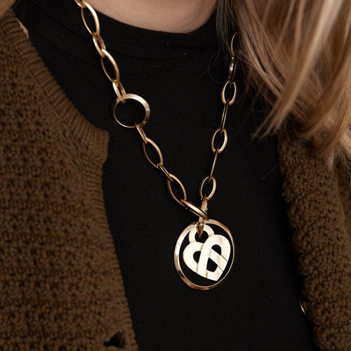 Collier POIRAY - Sautoir Coeur entrelacés 58 Facettes