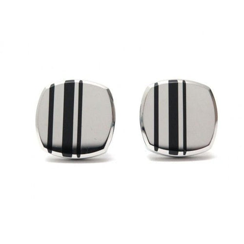 Boutons de manchette CHAUMET - BOUTONS DE MANCHETTES DANDY ARGENT ACIER 58 Facettes 080848-000