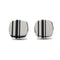 Boutons de manchette CHAUMET - BOUTONS DE MANCHETTES DANDY ARGENT ACIER 58 Facettes 080848-000