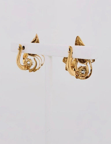 Boucles d'oreilles Boucles d'Oreilles Feuilles Diamants 0.5 Ct 58 Facettes