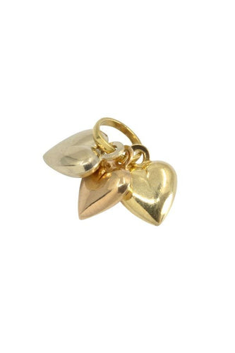Pendentif PENDENTIF COEURS 3 ORS 58 Facettes 039471